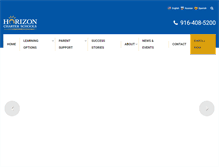 Tablet Screenshot of horizoncharterschools.org